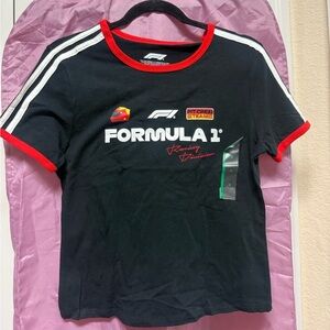 Formula 1 Black Short Sleeve Tee
